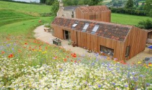 Barn conversion used as the venue for a fireworks display